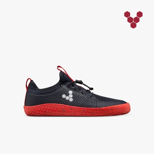 Vivobarefoot Primus Sport II Schuhe Kinder Navy/Rot [DE.KZT7G]